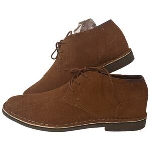 KENNETH COLE REACTION Men's Chestnut Brown Casual Suede Shoes Size 10.5 M